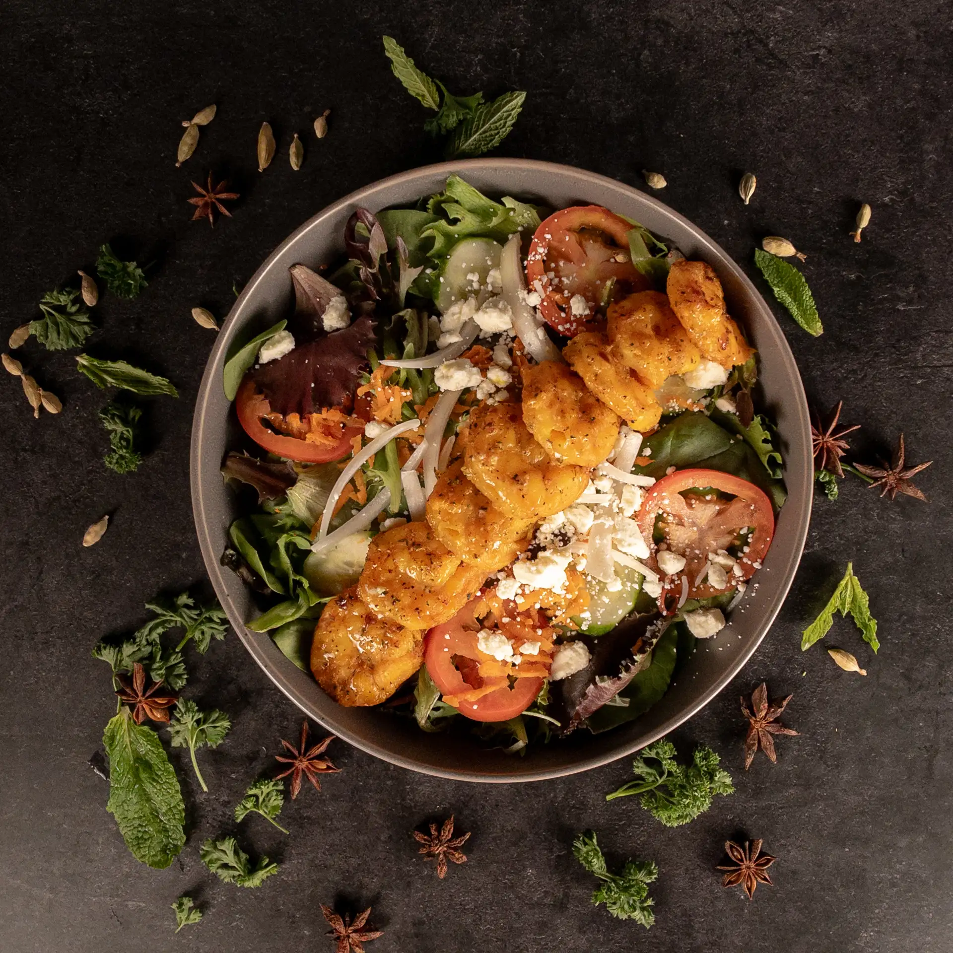 Grilled Shrimp Salad